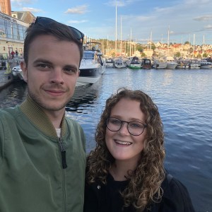 Amanda och Daniel Jennebratt i Strömstad hamn
